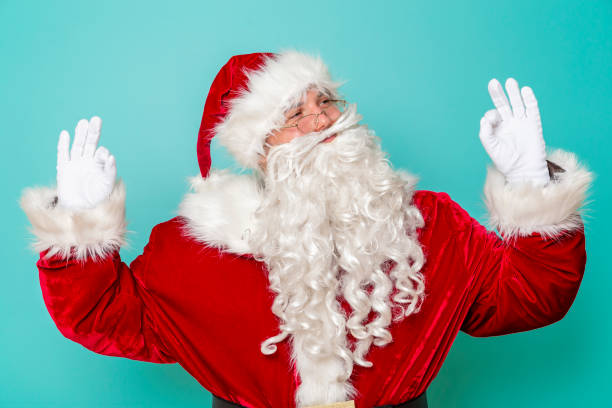 istock Santa Claus showing OK sign 1270411136