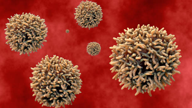 istock 3d illustration pathogenic viruses causing infection in host organism, Viral disease outbreak, virus abstract background 1270411281