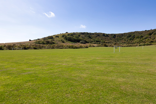 Sunny Soccer Field, Eastbourne, East Sussex