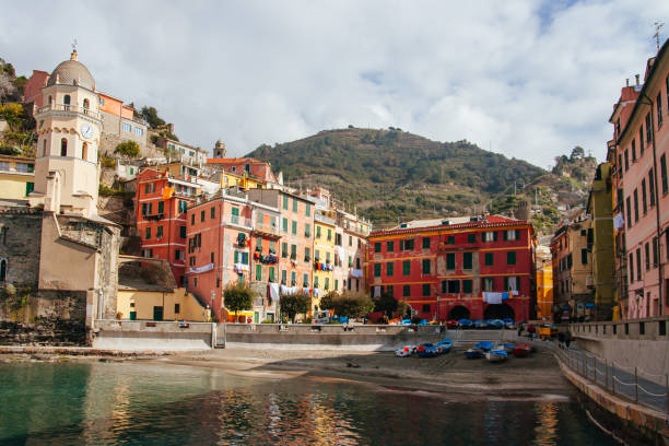 istock Vernazza Harbour Area in Italy 1270416754