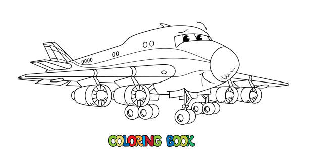 227 Cartoon Of The Cargo Plane Illustrations & Clip Art - iStock