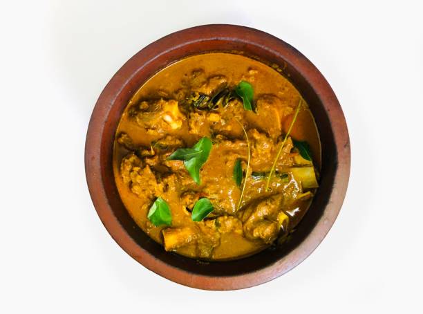 istock Spicy mutton curry in clay pot 1270421501