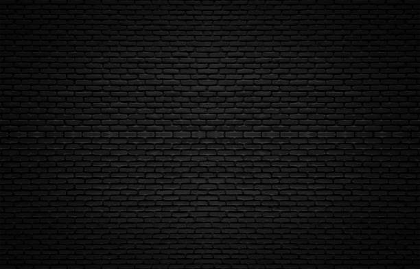 istock Black texture with brick wall for background website or design. 1270423134