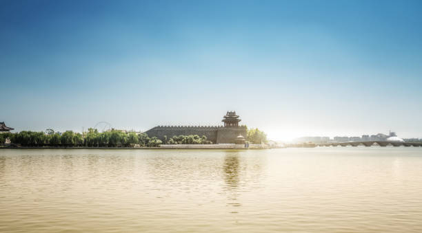 istock Liaocheng ancient city on the river 1270428638