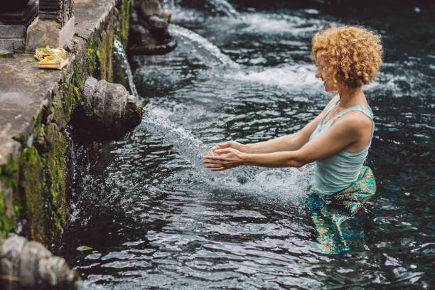 istock Side View Of Woman In Water 1270438397