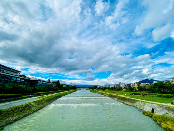 istock Kamo River as seen from the bridge on Nijodori 1270440511