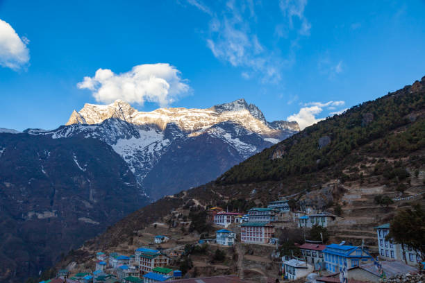 istock Scenery along a trail to Everest mountain 1270446112