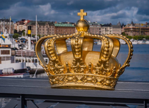istock Crown on Skeppsholmsbron, Stockholm 1270447448