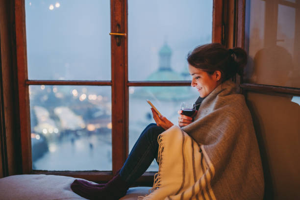 istock Woman resting at home 1270447896