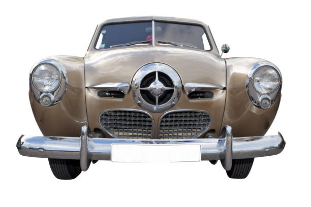 istock 1950s American vintage car isolated on white 1270449443