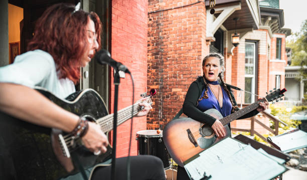 istock Female band performing outdoor 1270452180