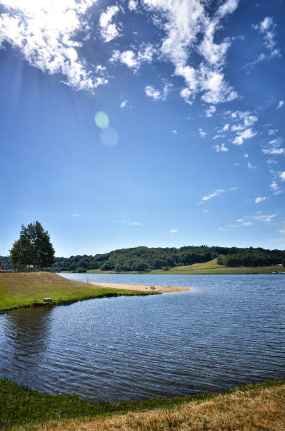 istock Beauty sunny day on the lake 1270455457