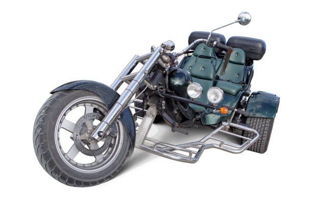 istock vintage three wheel chopper motorcycle 1270457184