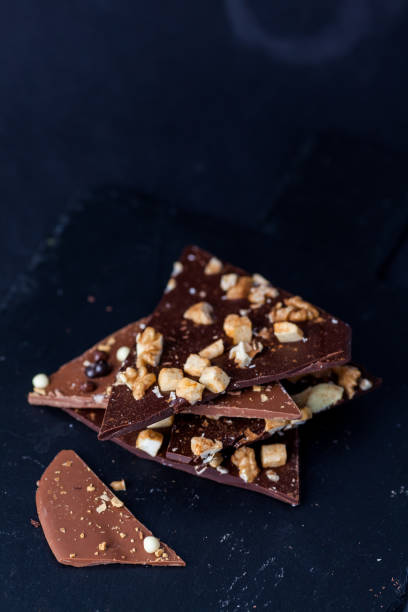 istock Hand-made bars of milk and dark chocolate 1270457222