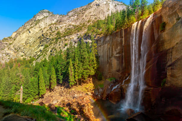 istock Yosemite National Park Vernal Fall waterfall 1270463685