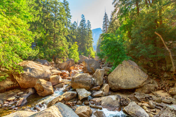 istock Yosemite Merced river of Vernal Falls 1270463704
