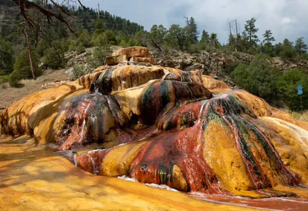 Photo of The colorful Pinkerton Hot Springs