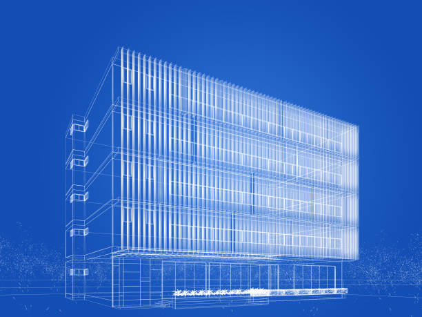 istock sketch design of building ,3d rendering 1270468125