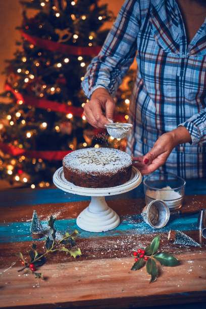 istock Christmas Cake with Dried Fruits and Nuts 1270474878