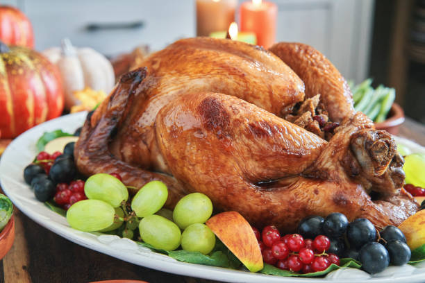 istock Stuffed Turkey for Thanksgiving Holidays 1270475150