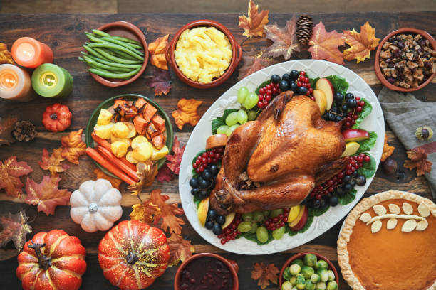 istock Stuffed Turkey for Thanksgiving Holidays 1270475222