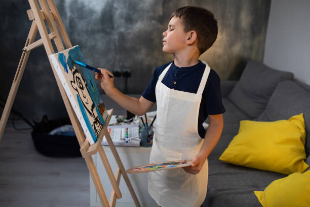 istock A boy enjoying painting 1270476651