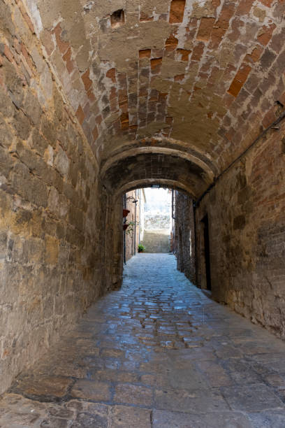 istock A Medieval Street in Volterra, Italy 1270482028