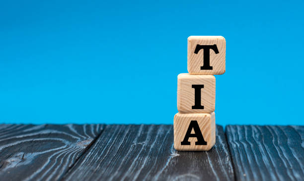 istock concept word TIA on wooden cubes on a blue background 1270482681