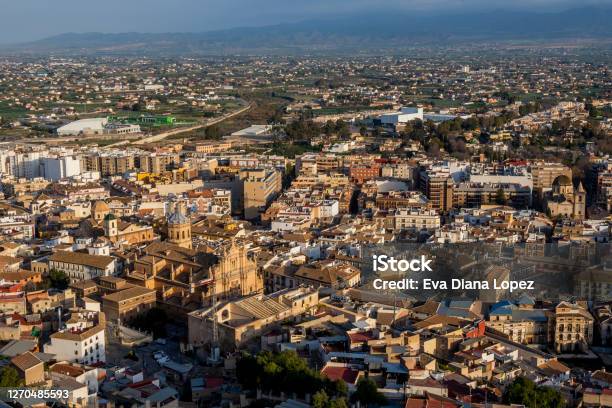 Aerial View Of Lorca City Stock Photo - Download Image Now - Lorca, Murcia, Aerial View