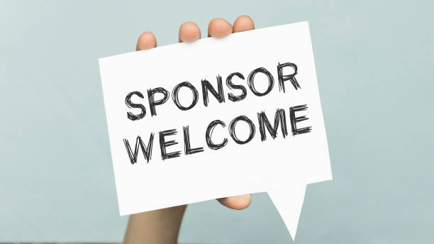 istock Sponsors welcome text concept isolated over white background 1270489624