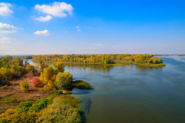 istock View on the Dnieper river on autumn 1270492732