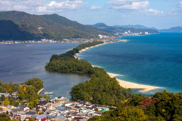 istock Beautiful Japanese Bay under Blue Sky 1270497402