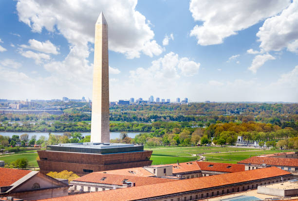 istock National mall Washington Monument obelisk from top 1270527116