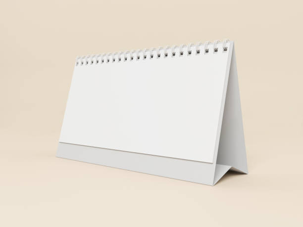 istock Blank desk calendar on a beige background 1270549204