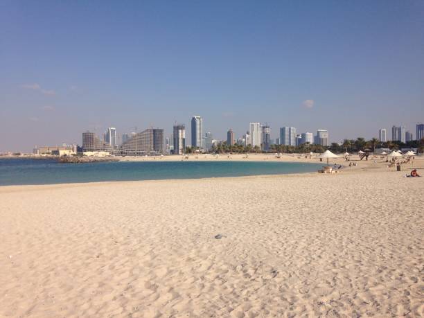 istock view from beach of dubai 1270551222