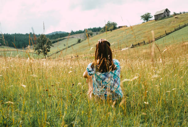 istock Woman in meadow 1270555484