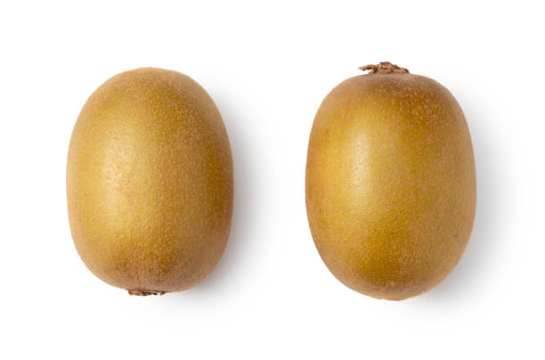 istock A golden kiwi on a white background 1270557822