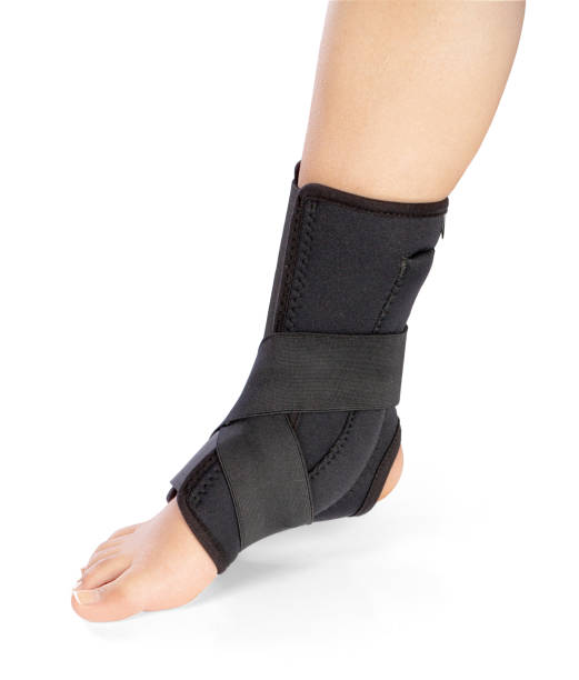 istock Ankle Brace, Breathable Neoprene Sleeve 1270557894
