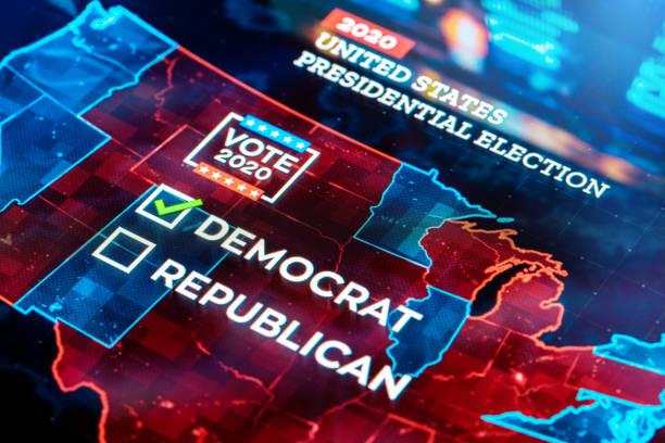 istock Vote for democratic party. 2020 Election 1270558751