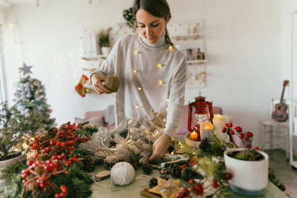 Making my Christmas wreath