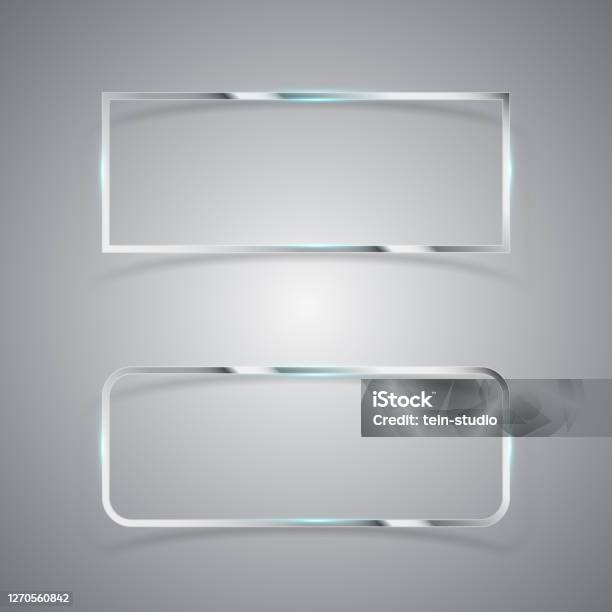 Silver Rectangle Graphics Rectangle Silver Background Design Stock Illustration - Download Image ...