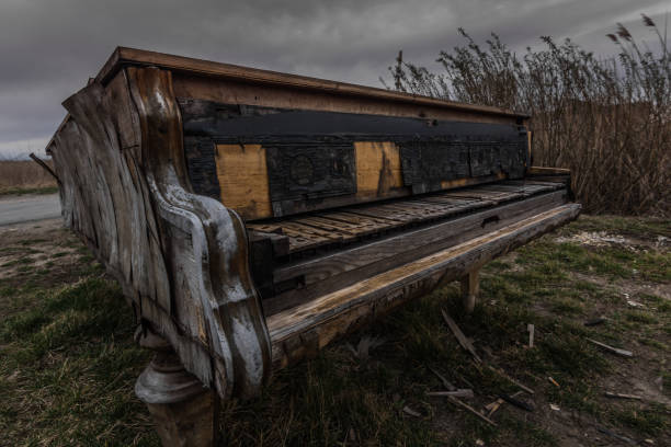 istock derelict piano in the nature 1270561677