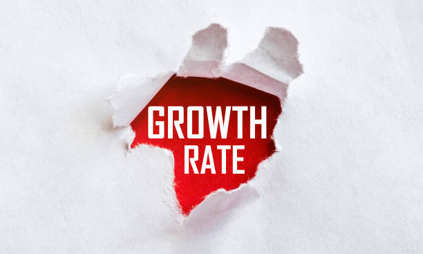 istock white torn paper with text growth rate on red background 1270564625
