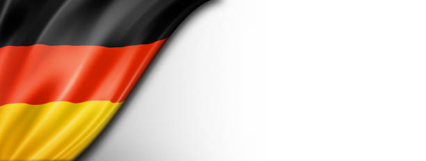 istock German flag isolated on white banner 1270565431
