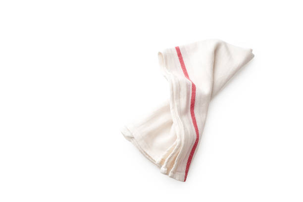 istock Cotton towel isolated top view 1270566814