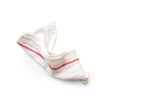 istock Cotton towel isolated top view 1270566817