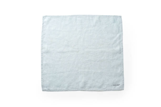 istock Cotton towel isolated copy space top view 1270566838