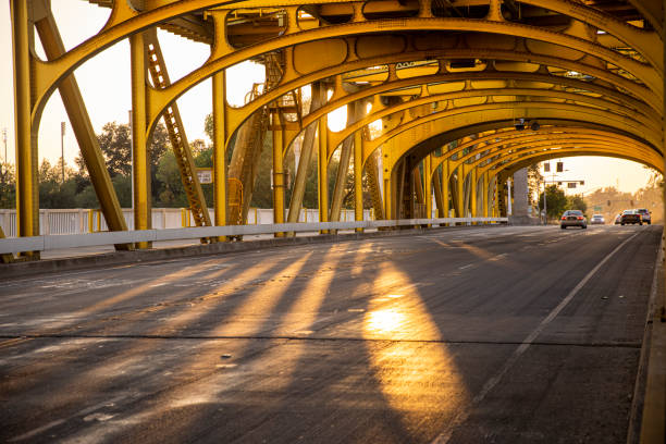 istock Sacramento Tower Bridge at twilight 1270572141