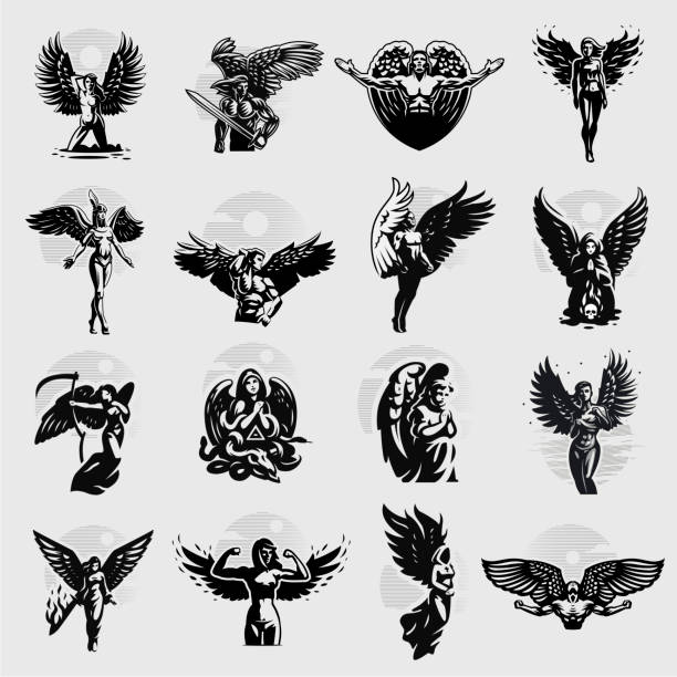 istock A set of angels, man and woman 1270572293