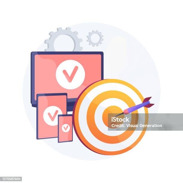 Multidevice Targeting Abstract Concept Vector Illustration Stock ...